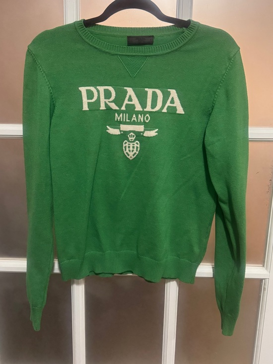 Prada Sweaters - Prada green sweatshirt